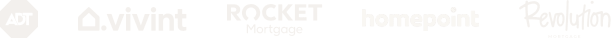 Rocket Mortgage, ADT, Vivint Smart Home, MotoRefi, Revolution Mortgage, Vector Security